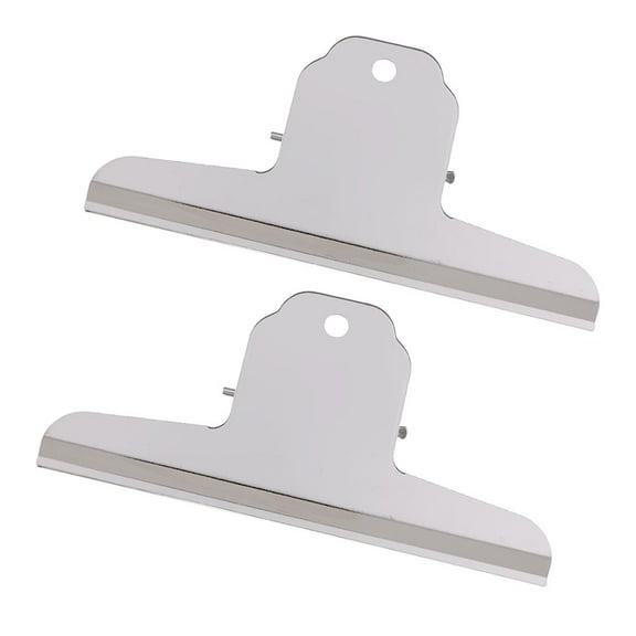 Extra Large Clips, 2 Pack 4 - 6 Inch Stainless Jumbo Giant Binder 14.5cm