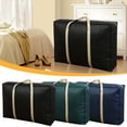 thumbnail image 1 of Extra Large Clothes Storage Bag with Clear Window - Heavy Duty Non-Woven Fabric Quilt Organizer with Double Zipper & Reinforced Handles - 12kg Capacity Foldable Moving Bag for Closet Garage Basement, 1 of 2