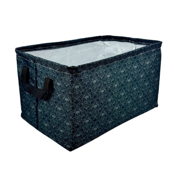 Extra Large Collapsible Durable Polyester Storage Basket for Bedroom, Bathroom, Toys & Clothes Organization - Multi-Purpose Home Storage Solution, Laundry Basket, Retro Decor Item,Shelf Baskets
