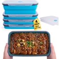 Extra Large Collapsible Food Storage Containers with Lids & Air Vents ...