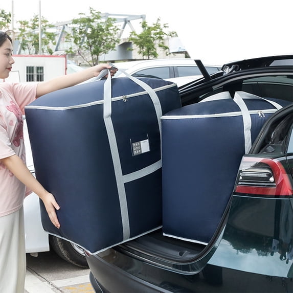 Extra Large Compression Packing Cubes for Travel, Space Saving Luggage Organizers with Double Zipper, Foldable Storage Bags for Suitcases, Carry On, Vacation, Moving, Closet & Under Bed Organization