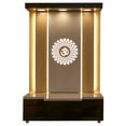 thumbnail image 1 of Extra Large Customized Handmade Designer Wooden Brown Temple with LED Light for Home and Office|Home Temple|Puja Mandir (89"Hx48"Wx18"L, 1 of 7