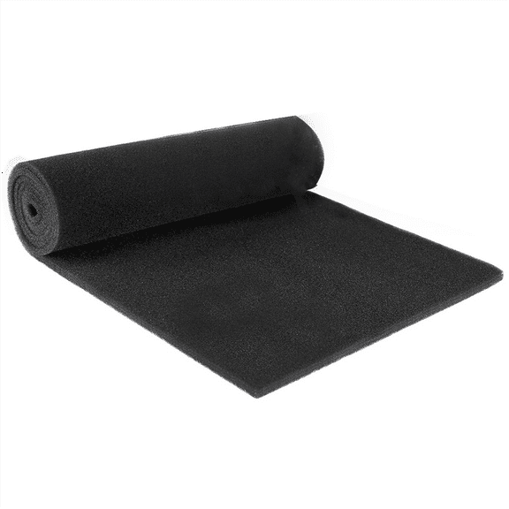 Extra Large Cuttable Air Conditioner Filters - Cut to Fit Carbon Pad Air Purifier Filters, Foam Pad Pre Filter Roll,1roll * Air Conditioner Filters,Black