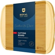  YSTKC Rubber Wood Cutting Board with Handle 17 x 10