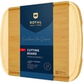 thumbnail image 1 of Royal Craft Wood Cutting Board for Kitchen – Wood Chopping Board with Juice Groove – Bamboo Cutting Board for Meat, Vegetables, Cheese & Charcuterie Serving (XXL, 20" x 14"), 1 of 6