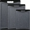 thumbnail image 1 of Extra Large Cutting Boards, Plastic Cutting Boards For Kitchen (Set Of 3), Dark Grey, 1 of 6
