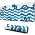 thumbnail image 1 of "Extra Large Desk Mouse Pad with Striking Topographic Pattern: Non-Slip Rubber Base, Enhance Comfort and Style - Ideal Desk Decor Addition", 1 of 7