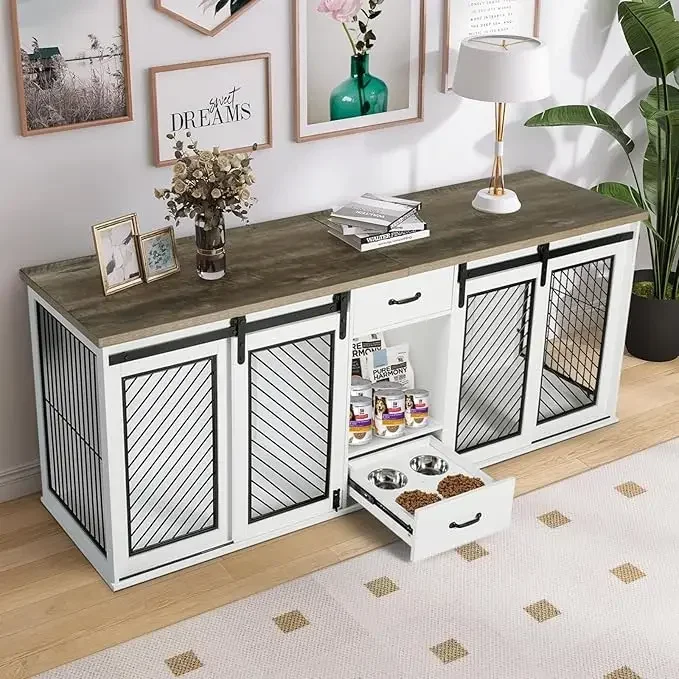 View of Extra Large Dog Crate Furniture, 85