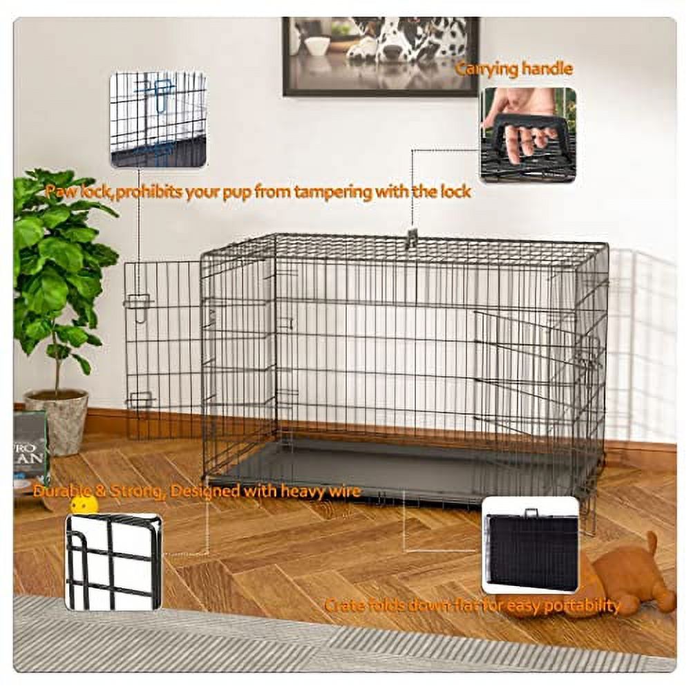 Extra Large Dog Crate XXL 48 inch Dog Crates for Large Medium Small
