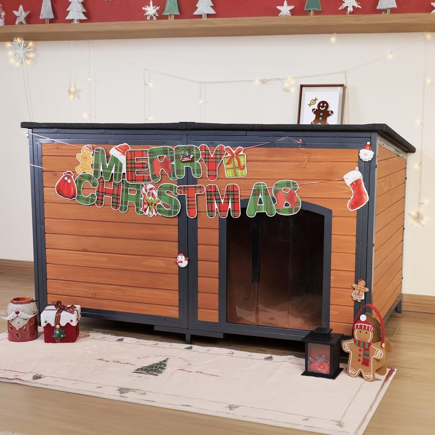 Image showcasing Extra Large Dog House Outdoor 59.1