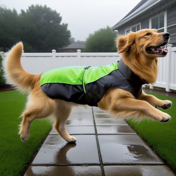 Extra Large Dog Jackets for Cold Weather Waterproof Windproof Coats with Reflective Strips Apparel Warm Rain Vest Lightweight Snowsuit Winter Huge Pitbulls Playing Outdoor Sport