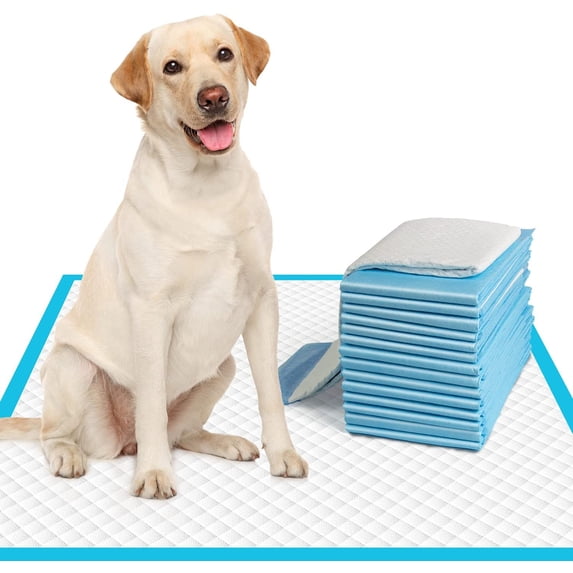 Extra Large Dog Pee Pads Puppy Pee Training Pads Super Absorbent & Leak-Proof | Disposable Pet Piddle and Potty Pads for Puppies | Dogs | Doggie| Cats | Rabbits