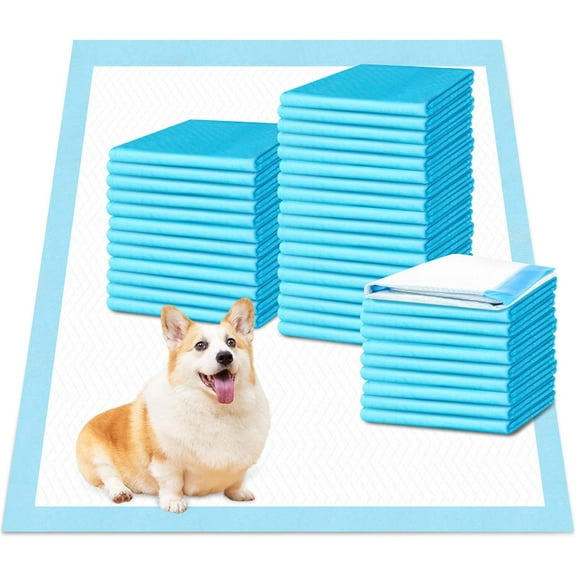 Extra Large Dog Pee Pads, Super Absorbent Puppy Training Pads, Thickened Pet Pee Pads for Dogs (40, L)