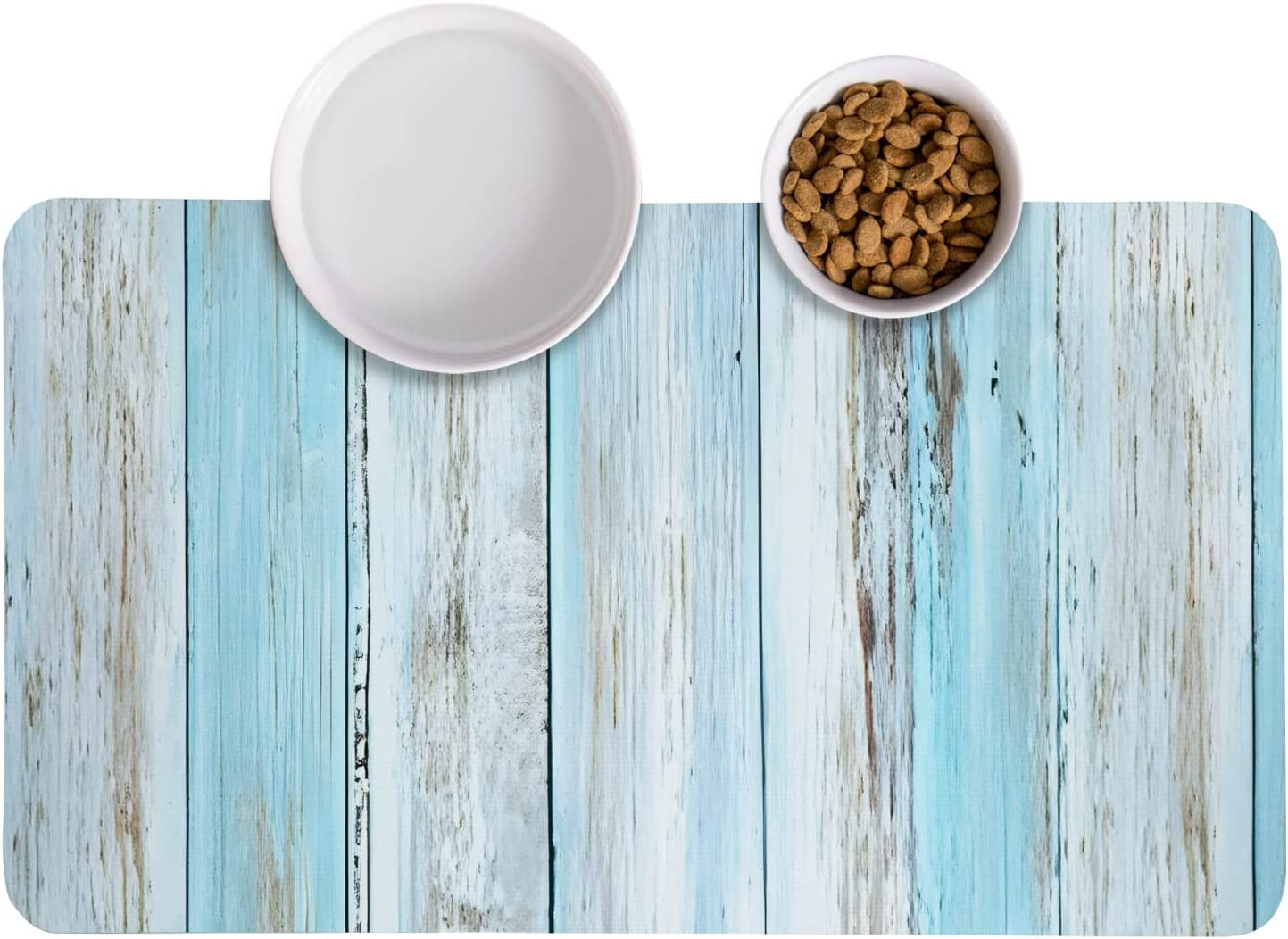 Extra Large Dog Placemat Cat Pet Food Feeding Mat,Greenwood Mat for Dog