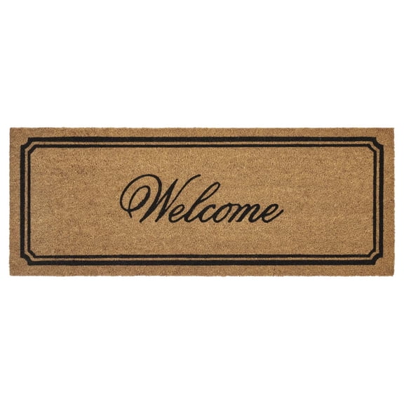 Extra Large Doormat, 120x45cm Large Front Door Mat for Double Doors, Outdoor Indoor Entrance Rug, Non-Slip Welcome Mat for Porch Patio, Housewarming Gift