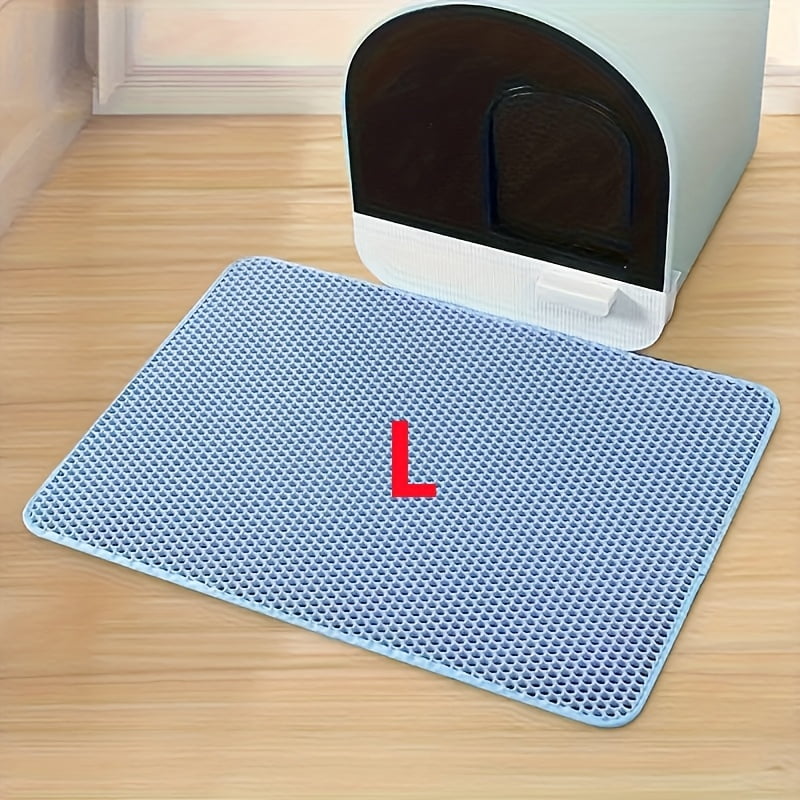 Extra Large Double-Layer Splash-Proof Litter Mat - Waterproof, Non-Slip ...