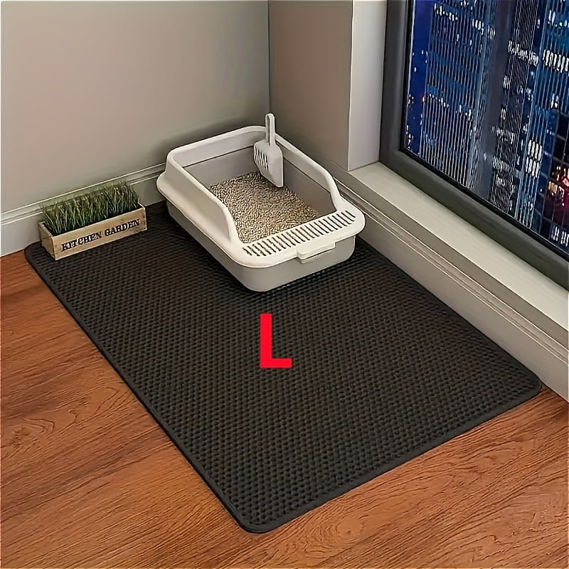 Extra Large Double-Layer Splash-Proof Litter Mat - Waterproof, Non-Slip ...