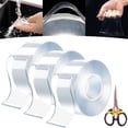 thumbnail image 2 of BEK-FIX Multi-Purpose Sticky Pads – Double Sided Mounting Strips – Strong Adhesive – 24 Pack – Made In UK 2 of 6