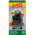 thumbnail image 1 of Extra Large Drawstring Lawn and Leaf Bags, 39 Gallon, 30 Count, 1 of 4