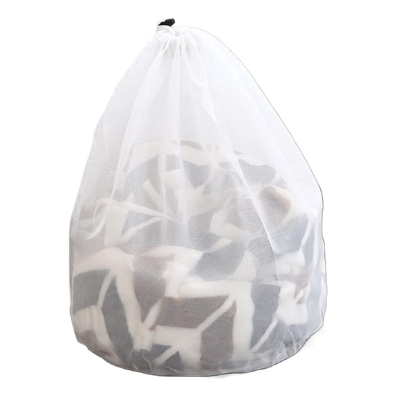 Extra Large Drawstring Mesh Laundry Bag - for Delicates, Garments, and Family Laundry | Durable Mesh Bag for College Dorms, Apartments, and Travel | Keep Clothes Protected and Organized(Extra Large)
