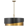 thumbnail image 1 of Extra Large Drum Pendant 8 Light Fredrick Ramond Lighting Fr34318hbr, 1 of 3