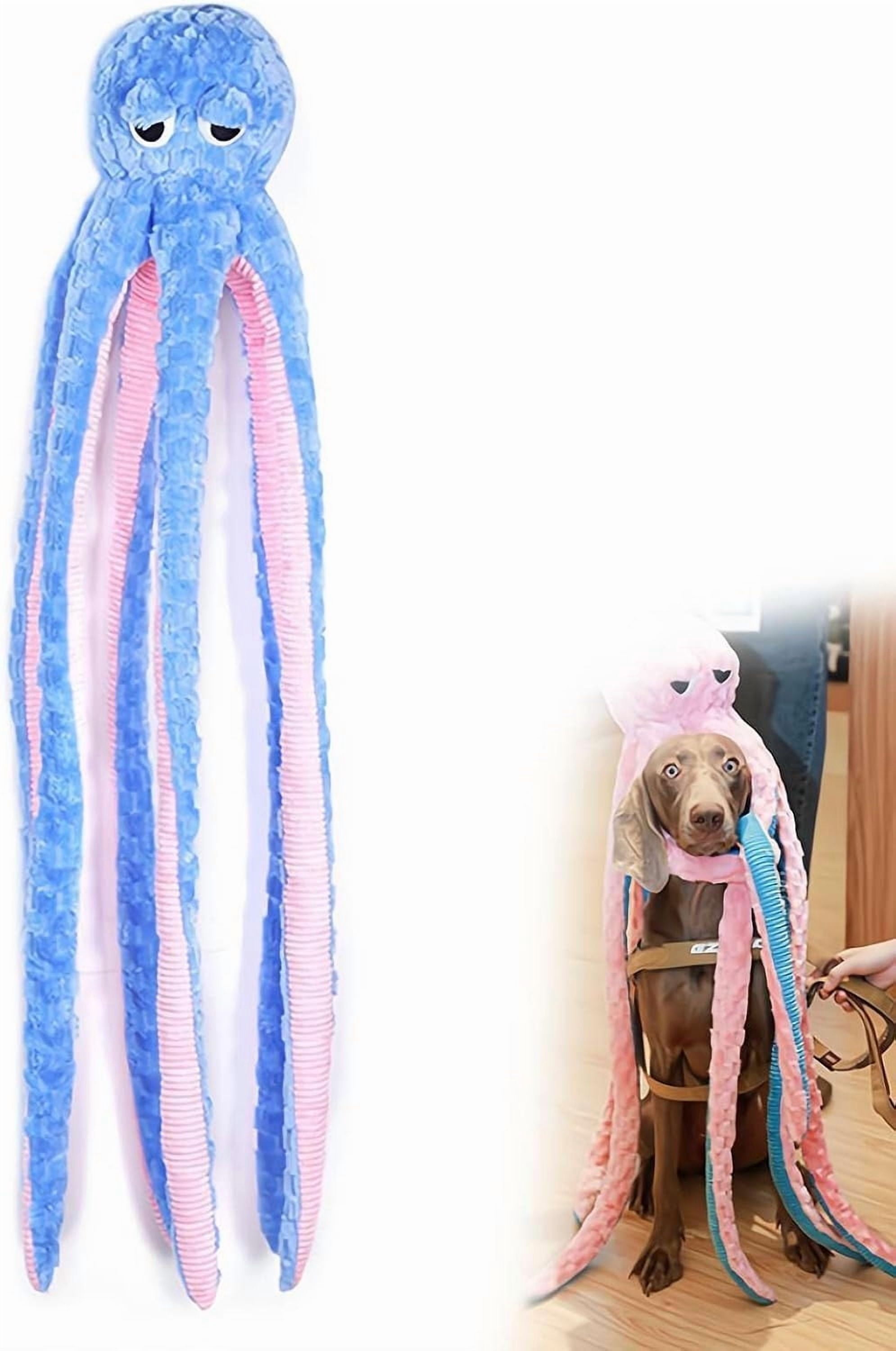Extra Large Durable Dog Toy for Aggressive Chewers, 40 Inch Long Interactive Squeaky Chew Toy for Big Dogs Heavy Duty Tug & Fetch Toy