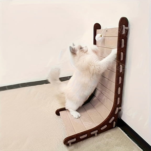 Extra Large Durable Non-Shedding L-Shape/Corner Cat Scratching Post Combo, All-in-One Claw Sharpening Tool - Pet Furniture - Cat Scratch Column - Pet Supplies - Feline Essentials