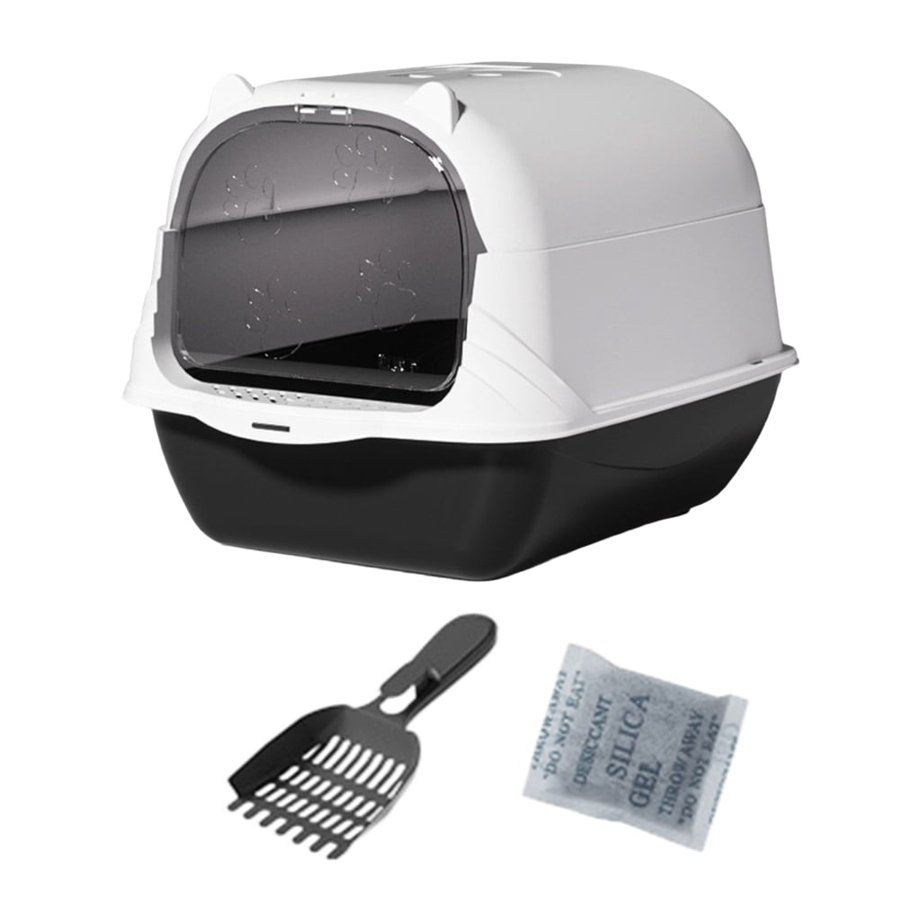 Extra Large Enclosed Litter Box with Filter and Removable Lid for Simple