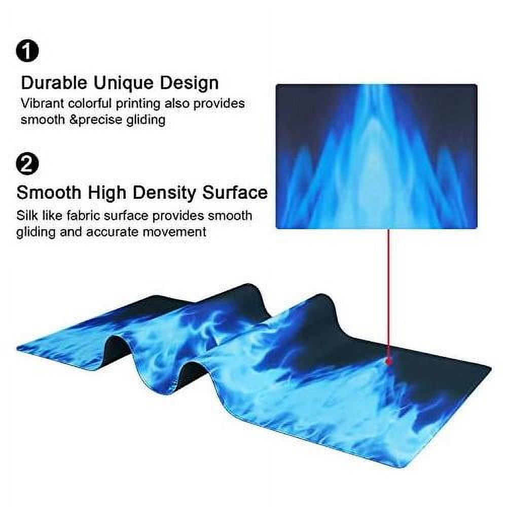 Extra Large Extended Gaming Desk Mat NonSlip Rubber Pads Stitched