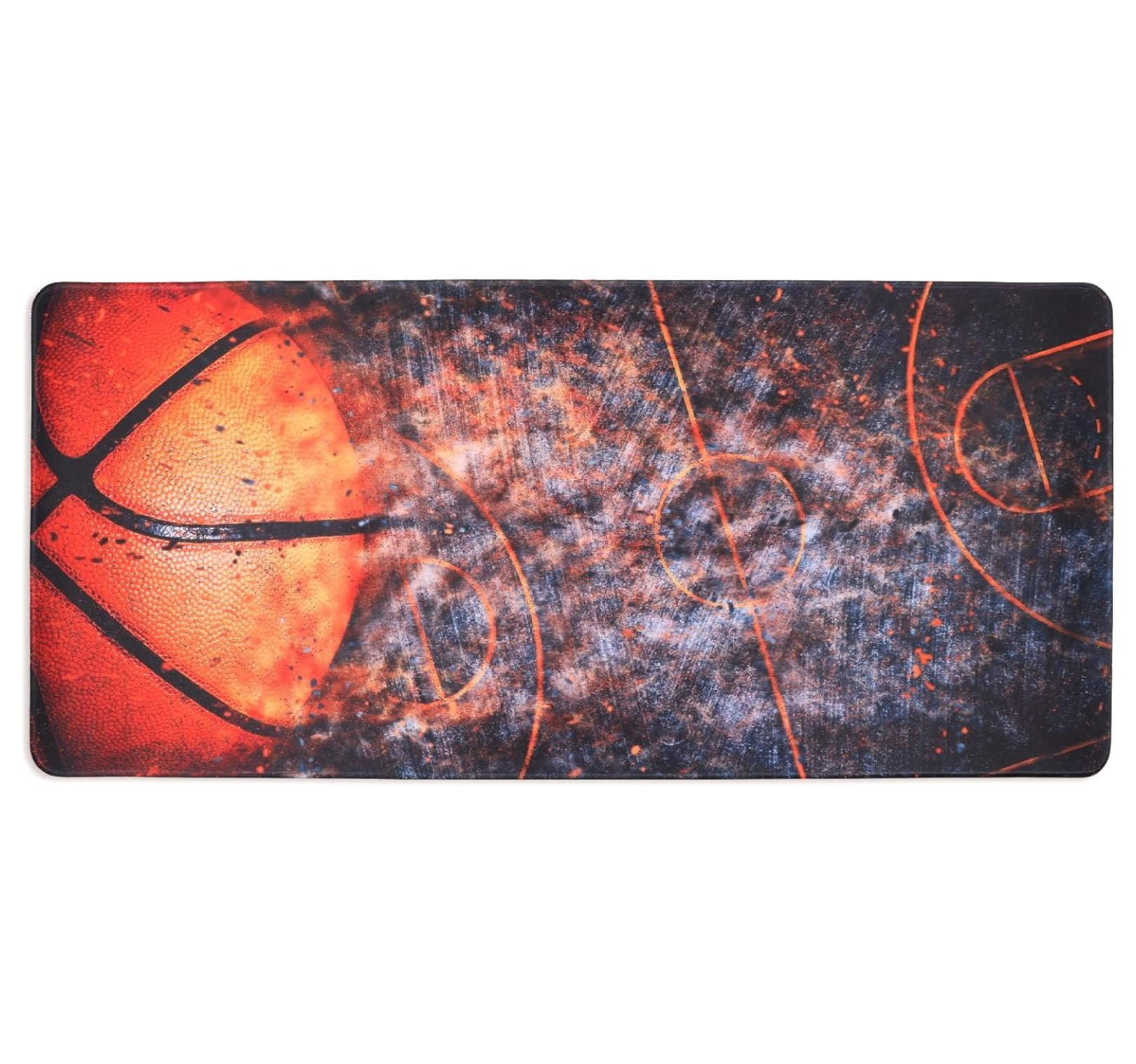 Gaming Mouse Pad Blue Galaxy Desk Mat XXL Extended Anime Large Mouse Pad Gaming Keyboard Mouse Mat Desk Pad for Computer Laptop Non-Slip Rubber Base Mousepad with Stitched Edges: Electronics