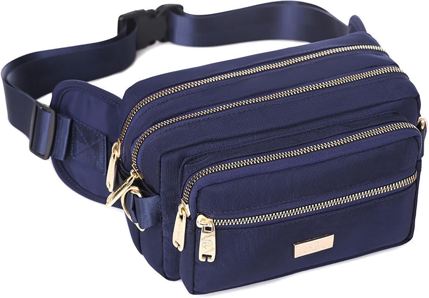 Extra Large Fashion Fanny Pack for Men Women, Waist Bag for Waterproof Hiking Running Biking Gym Outdoor Sports Travel Belt Bag