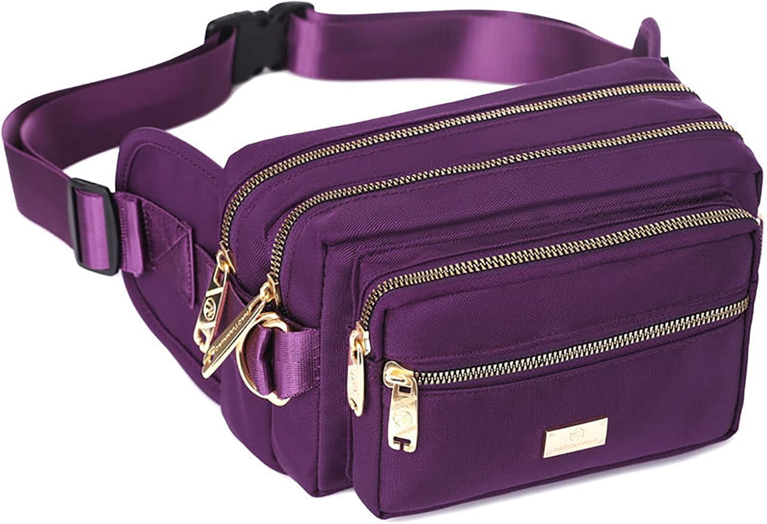 Extra Large Fashion Fanny Pack for Men Women, Waist Bag for Waterproof Hiking Running Biking Gym Outdoor Sports Travel Belt Bag