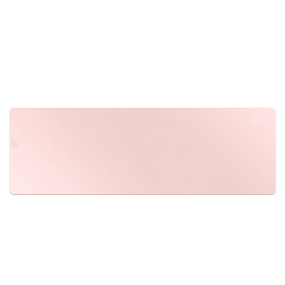 Extra Large Faux Leather Desk Mat Pink, 39 Inch Non Slip Desk Protector Pad, Home Office Work Desk and Dining Table Use, Protect Your Work Surface