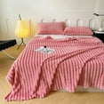thumbnail image 1 of Extra Large Flannel Fleece Blanket 78x59 Inches P Soft Striped Throw Blanket Warm Bed Couch Cover for Queen Full Size Bed All Season, 1 of 5