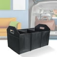 thumbnail image 1 of Extra-Large Foldable Car Trunk Organizer with Removable Divider, Reinforced Handles & Mesh Pockets – Heavy-Duty Storage Bin for SUV Trucks Sedans Groceries Tools Emergency Kits, 1 of 8
