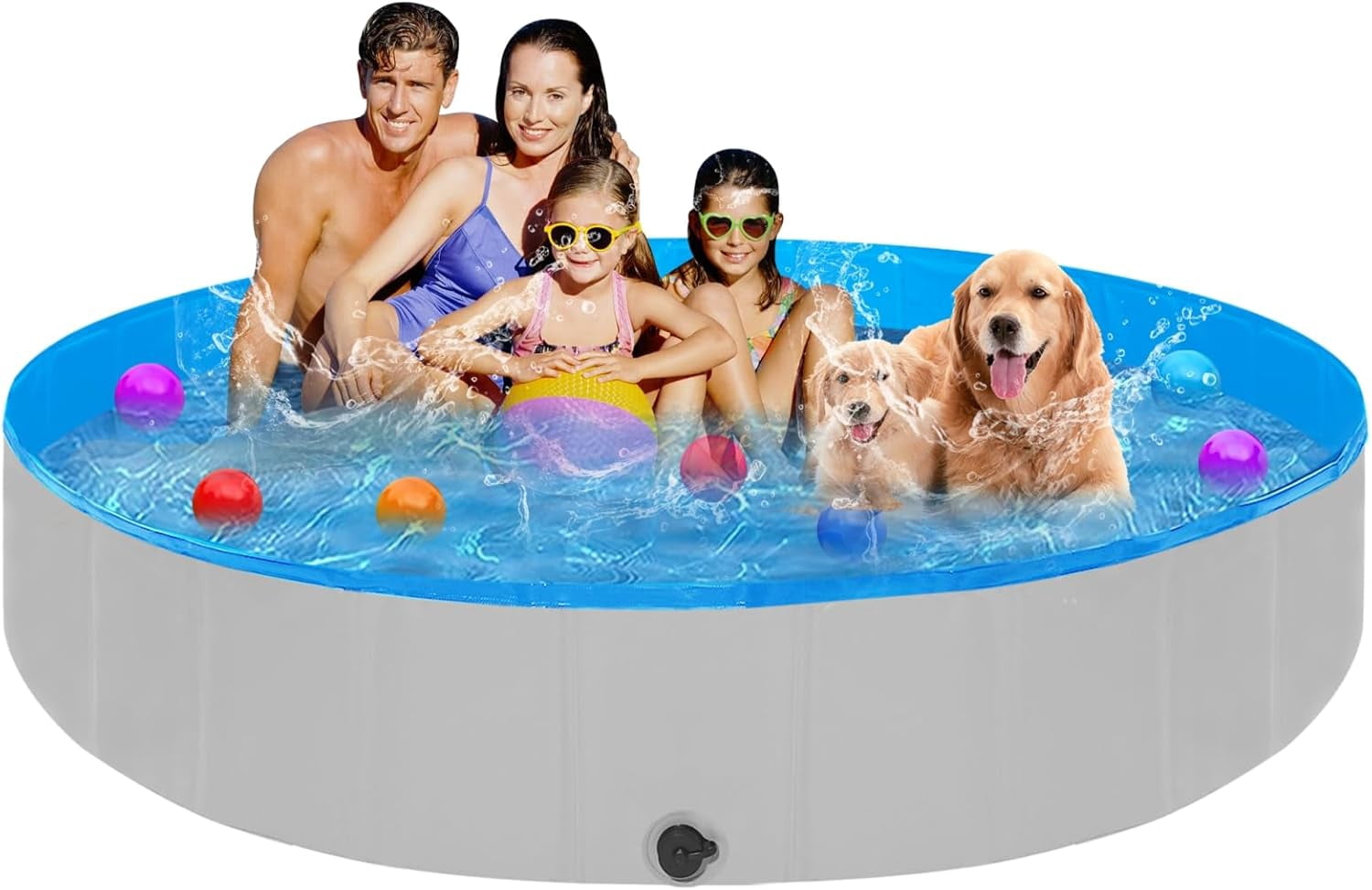 Extra Large Foldable Dog Pools for Large Dogs Heavy Duty,97