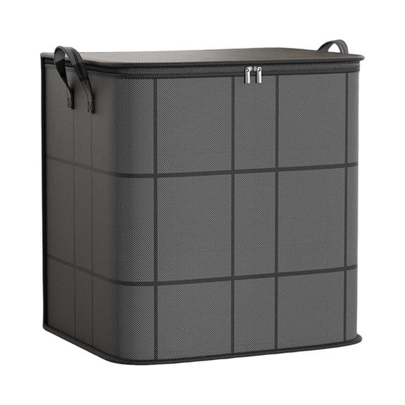  Extra Large Foldable Fabric Storage Bags, Spacious Portable Organizer Bin with Reinforced Handles for Quilts and Bedding, Ideal for Closet Storage & Moving