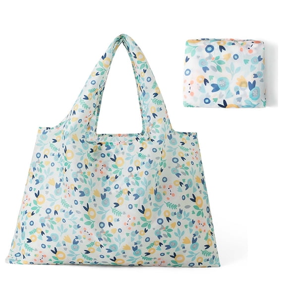 Extra Large Foldable Reusable Shopping Bags with Handles,Fold Up Shopping Bags,Purse Reusable Tote Bag C