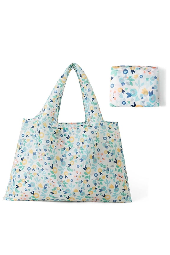 Extra Large Foldable Reusable Shopping Bags with Handles，Fold Up Shopping Bags，Purse Reusable Tote Bag C