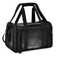thumbnail image 1 of Extra Large Foldable Soft Sided Pet Backpack Carrier - for Dogs Cats, 25 Lbs Max Weight Capacity, Breathable Mesh, Adjustable Shoulder Straps, Portable Travel Pet Bag for Car Trips & Vet Visits, 1 of 11