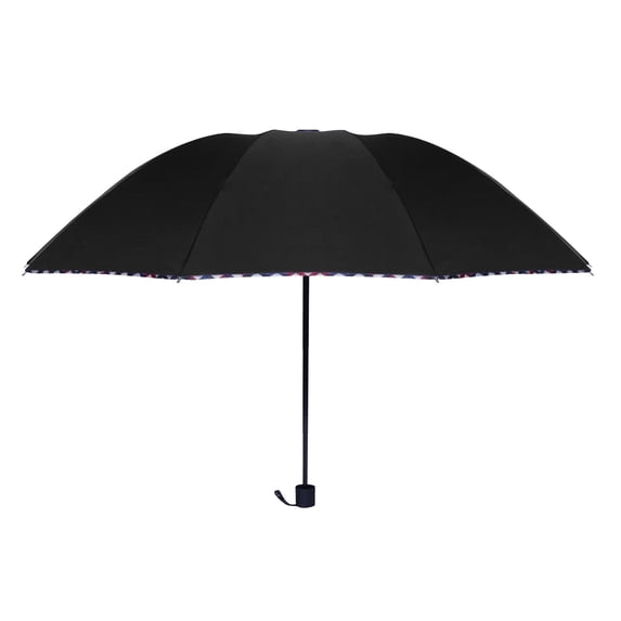 Extra Large Folding Umbrella, 110cm (43.3in) Sunshade with Double Layer Fabric and Wind-Resistant Design, Perfect for Rain and Sun Protection