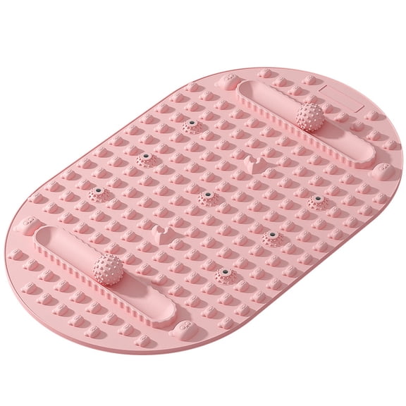 Extra Large Foot Massage Mat, Acupressure Mat,Double-Sided Silicone Acupressure Pad for Relaxation, Portable Foot Floor Trainer for Home, Office & Yoga Practice(RL Pink 1 PC)