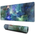 thumbnail image 1 of Extra-Large Galaxy Gaming Mouse Pad - Non-Slip, 31.5x11.8 inch Desk Mat, Provides Smooth Surface for Keyboard and Mouse, Durable Stitched Edges, 1 of 7