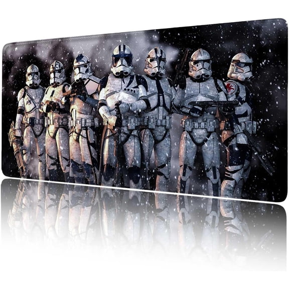 Extra Large Gaming Mouse Pad Design Desk Pad XXL,Mousepad with Non-Slip Rubber Base & Stitched Edges Mouse Mat,Portable Desk Mat for Computer Keyboard Mice Laptop and PC,31.5X15.7 inches