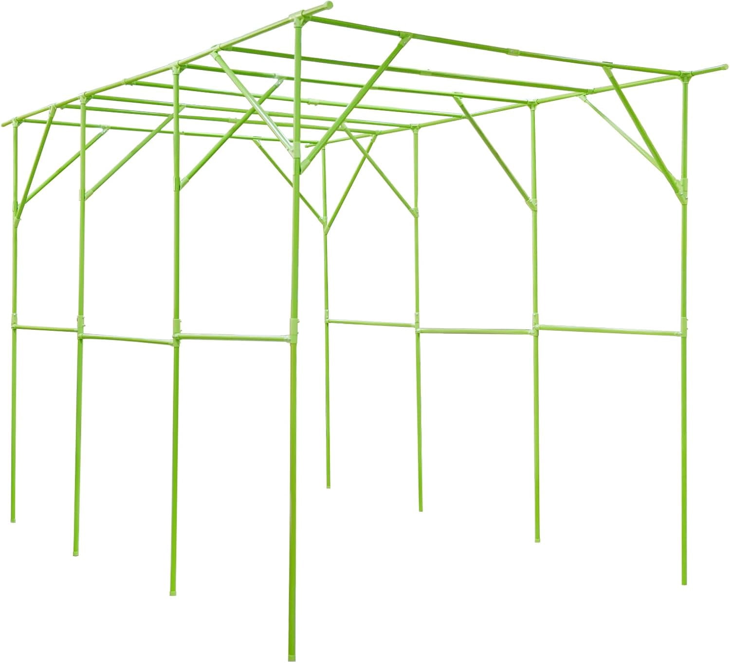 Extra Large Garden Arch Trellis, Metal Arbor Pergola, Grape Vine ...