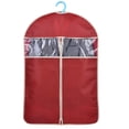 thumbnail image 1 of 50.39"x23.62" Garment Bag for Suits & Dresses - Breathable Gusseted Clothes Storage Cover with Zippered Pocket, Hanging Wardrobe Organizer for Coats, Shirts & Travel, 1 of 4