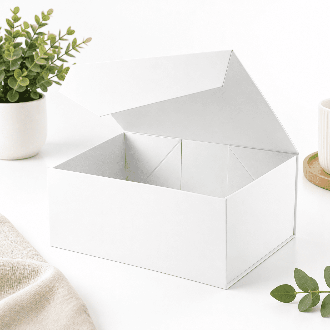 Gaint Box Extra Large Gift Box With Lid 19.2x15.8x7 Inches (matte White ...