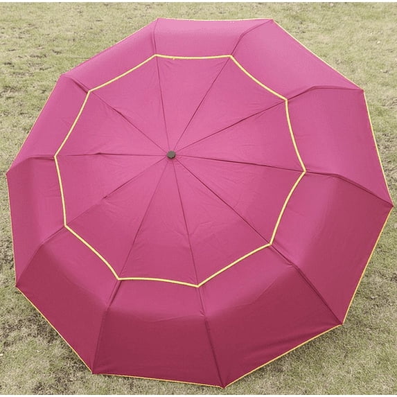Extra Large Golf Umbrella Windproof Rainproof Double Vented Foldable Compact Clip Installation for Outdoor Sports Beach Travel Events