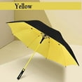thumbnail image 1 of Extra-Large Golf Umbrella with Long Handle - Heavy-Duty Automatic Open/Close, 8-Rib Windproof Umbrella, One-Touch Button Operation, & Yellow Design, 1 of 12