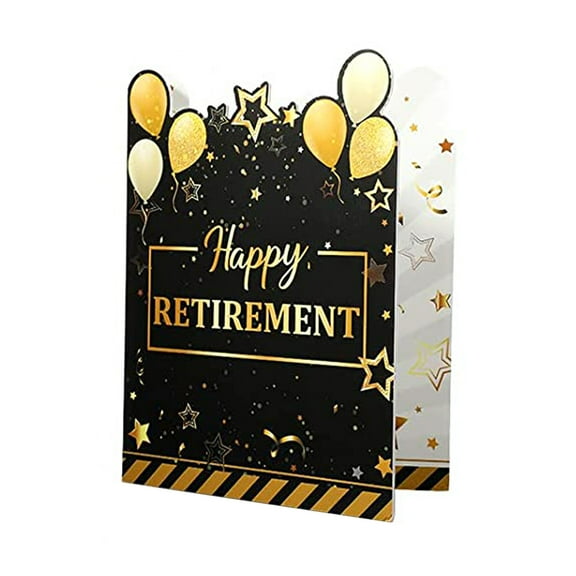 Extra Large Greeting Card Creative Shape Bright Color Jumbo Retirement Card Big Guest Book Party Decoration